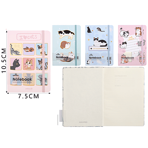 Libreta Con Elastico 10.5X7.5Cm