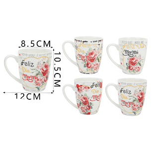Taza Ceramica Dia Las Madres 10.5Cm