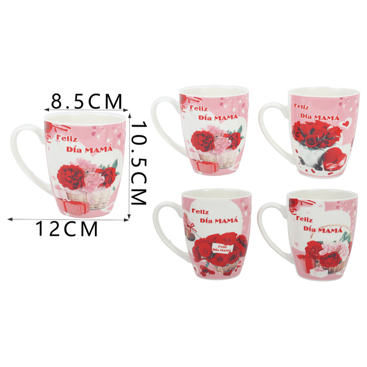 Taza Ceramica Dia Las Madres 10.5Cm 1