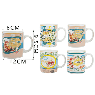 Taza Ceramica Dia Las Madres 9.5Cm