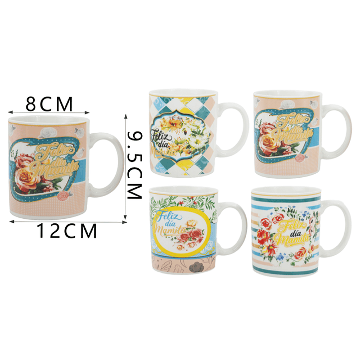 Taza Ceramica Dia Las Madres 9.5Cm 1