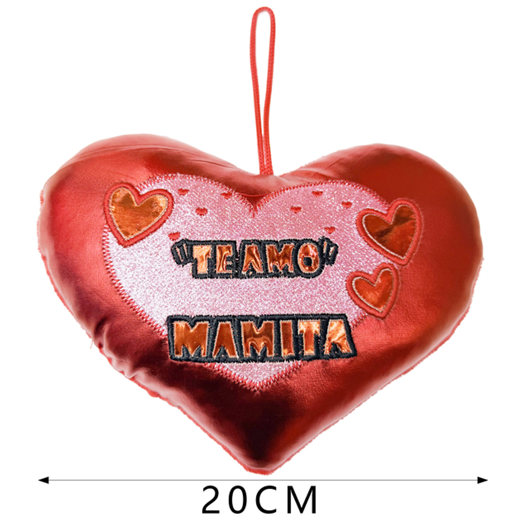 Cojin De Corazon Dia Las Madres 20Cm 1
