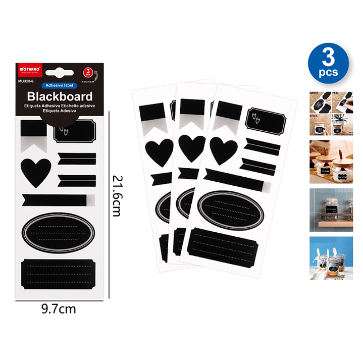 Etiquetas Para Organizar 9.7X21.6Cm 3Pcs 1