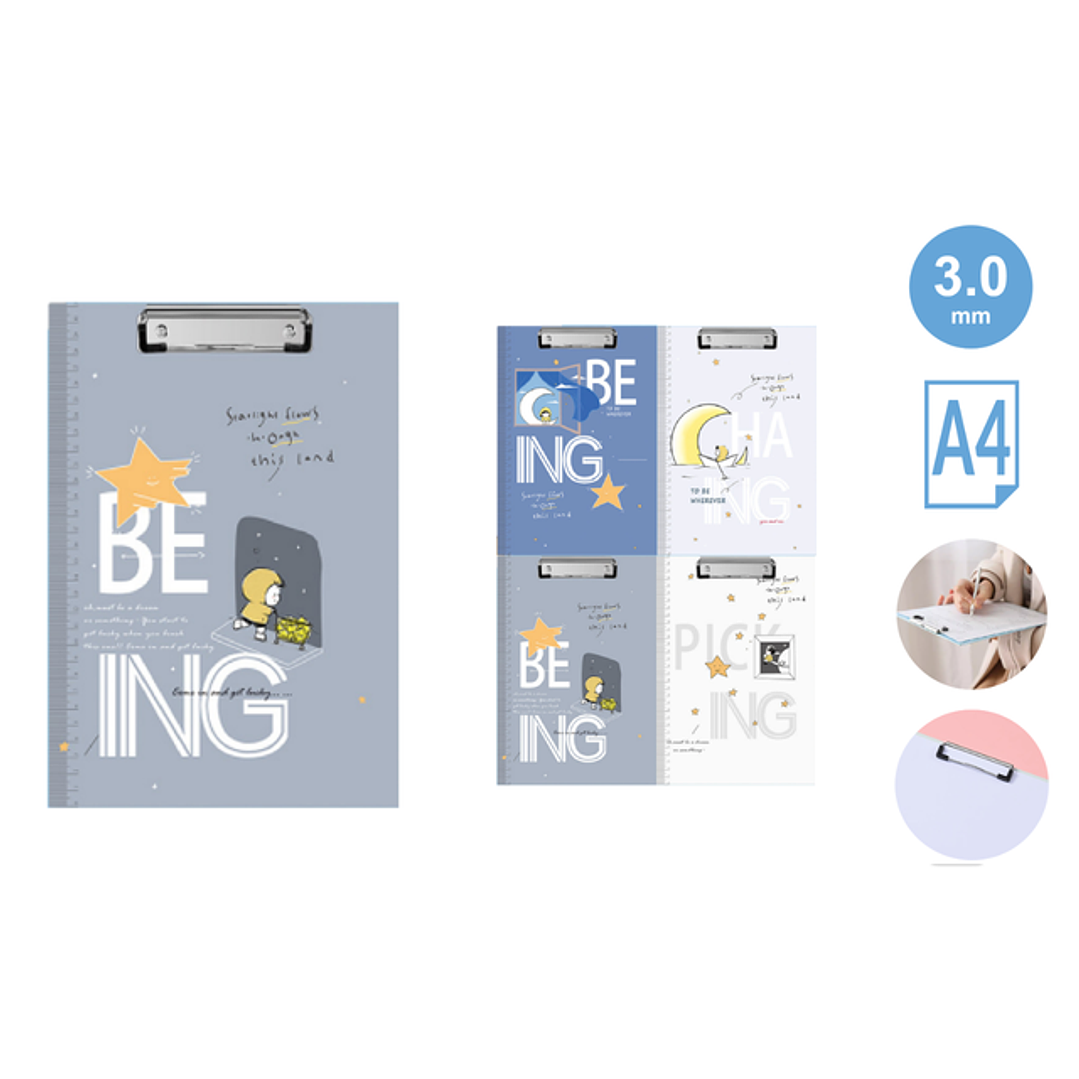 Tabla Con Apretador A4 1