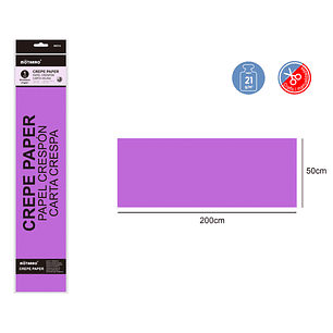 Papel Crepe 50X200Cm 21G