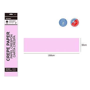 Papel Crepe Lila 50X200Cm 21G