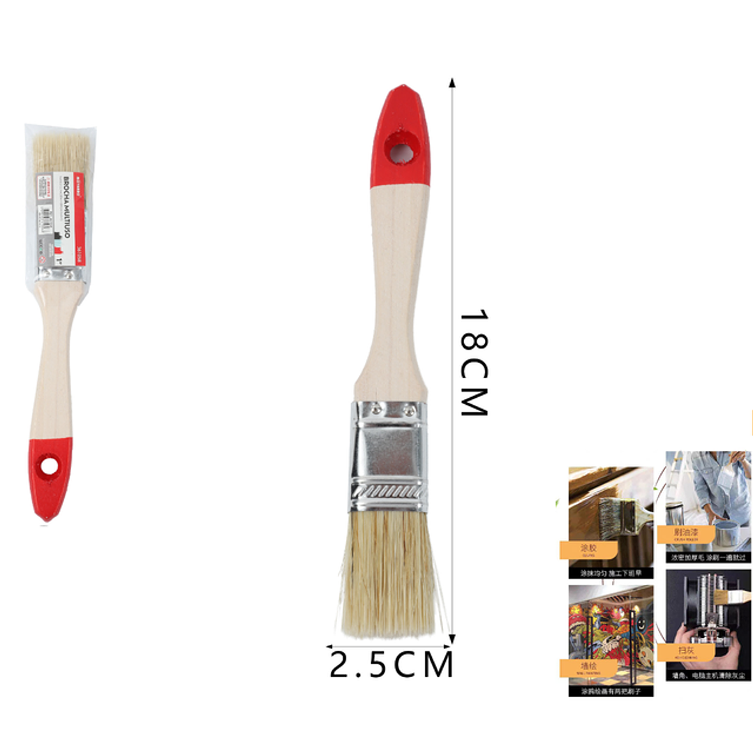 Brocha Multiuso 18X2.5Cm 1