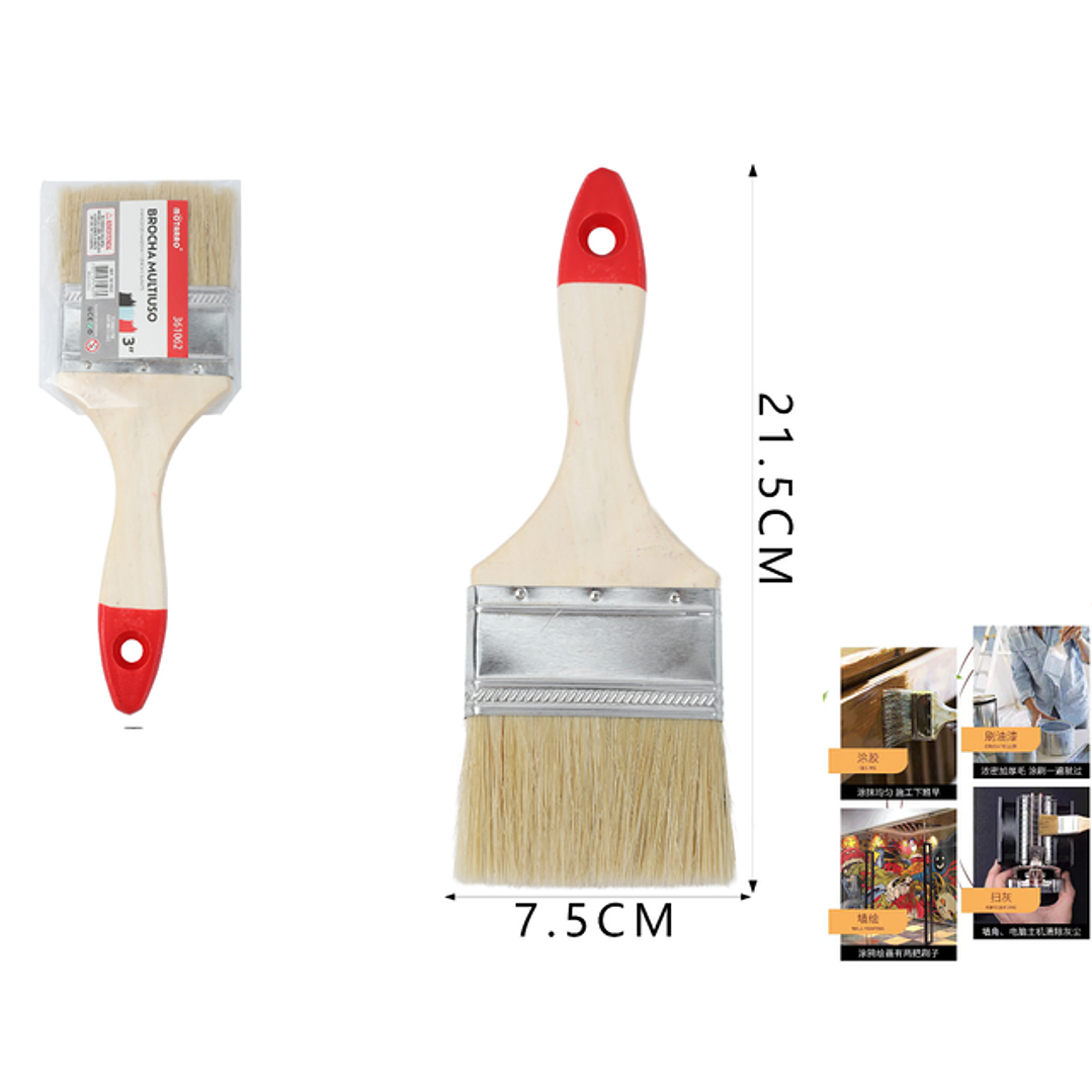 Brocha Multiuso 21.5X7.5Cm 1