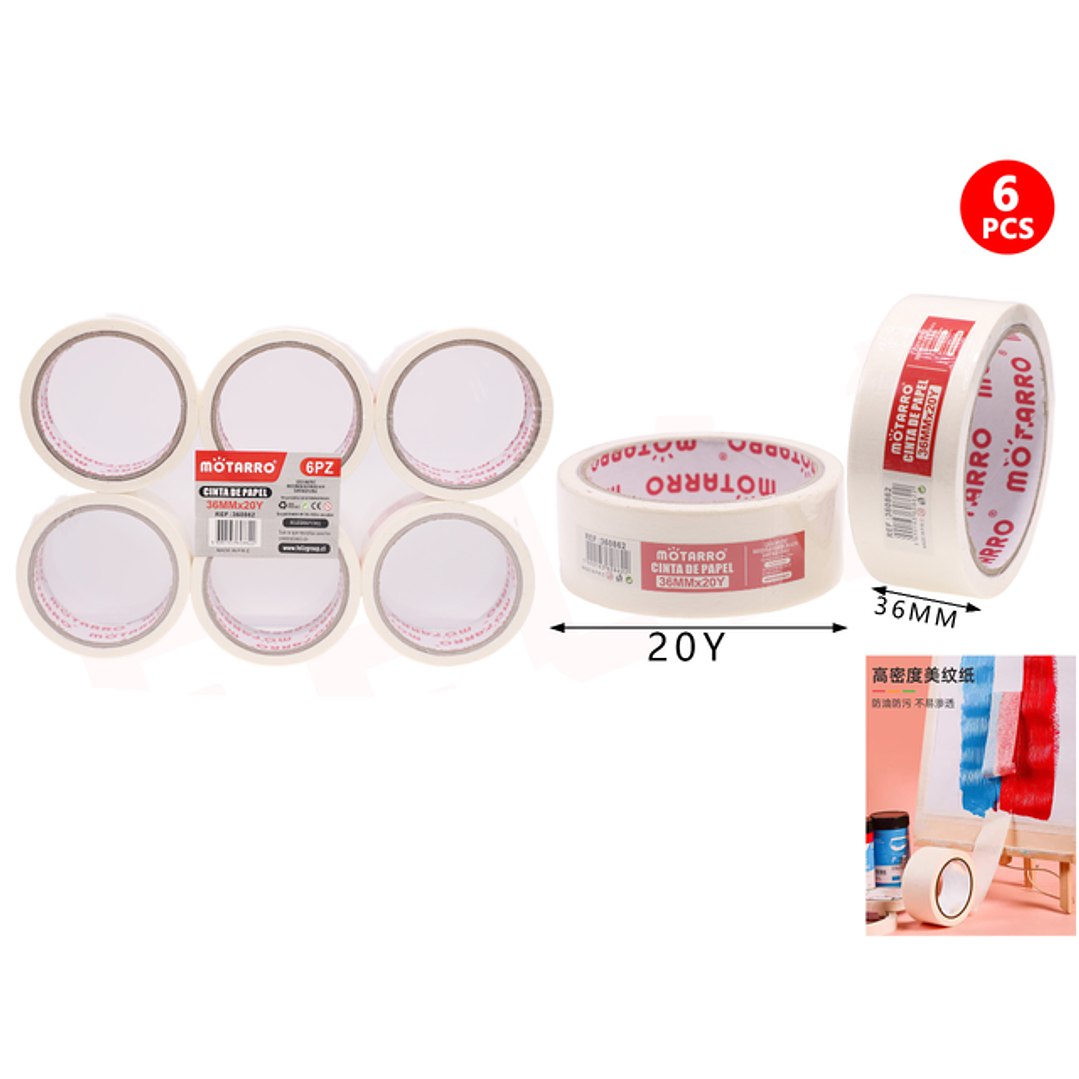 36Mmx20M Cinta Masking 1