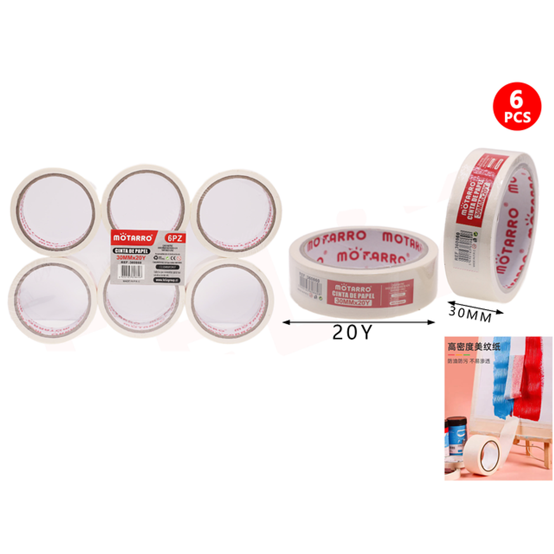 Cinta Masking 30Mmx20M 1