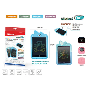 Tablero De Escritura Lcd 10Pul. Azul