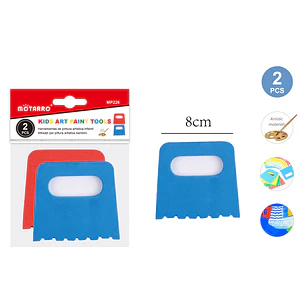 Raspador De Goma Eva Para Pintura 2Pcs