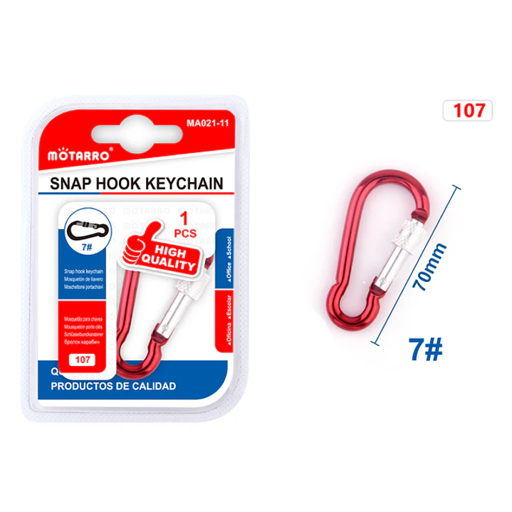 Mosqueton De Llavero 70Mm 1