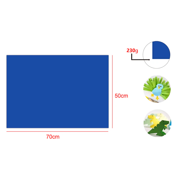 Cartulina Azul 25Pcs 50X70Cm 1