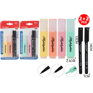 Set De Lapices 2+2Pcs