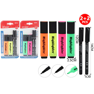 Set De Lapices 2+2Pcs