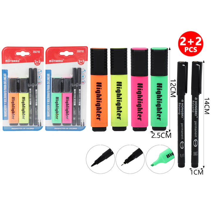 Set De Lapices 2+2Pcs 1