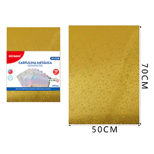 Cartulina Metal Holografica 50X70Cm 10Pcs