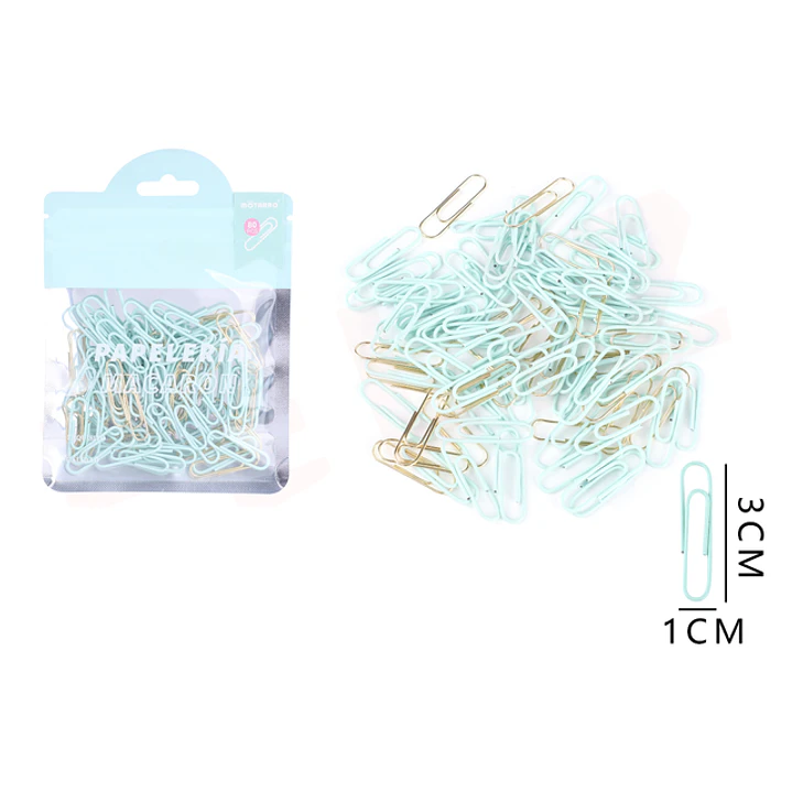 Clips De Papel 28Mm 80Pcs 1