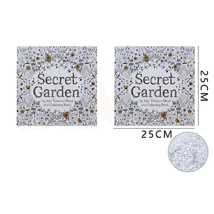 Libro Mandala Para Pintar 24Paginas 25X25Cm