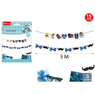 Guirnalda De Dia Padre 5M 15Pcs