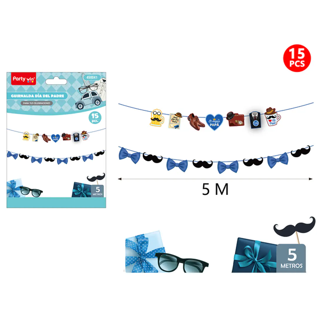 Guirnalda De Dia Padre 5M 15Pcs 1