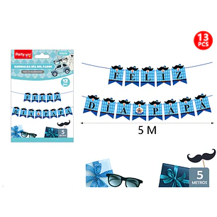 Guirnalda De Dia Padre 5M 13Pcs