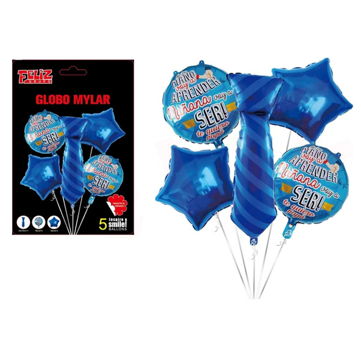 Set De Globos 5Pcs Dia Padre 1
