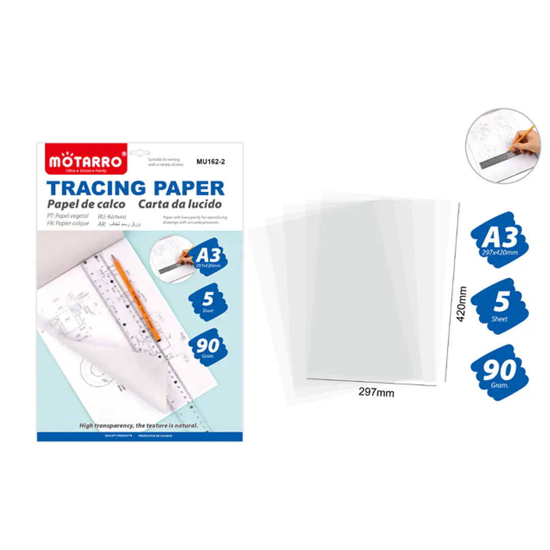 Papel Diamante 5Hojas A3 1