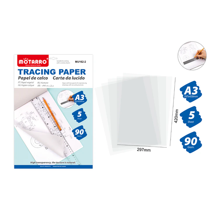 Papel Diamante 5Hojas A3 1