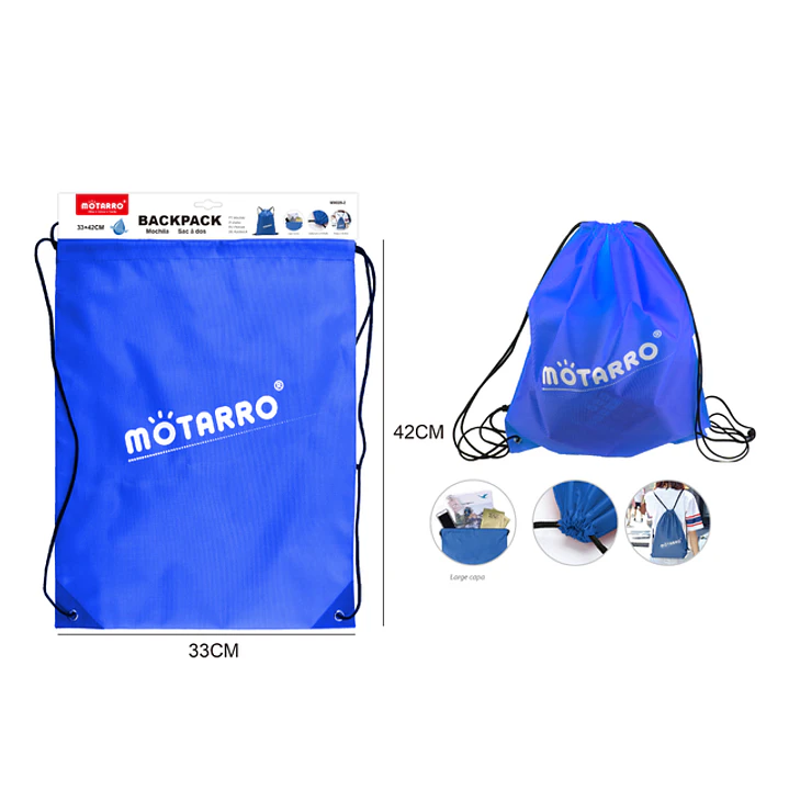 Mochila Motarro Azul 42X33Cm 1