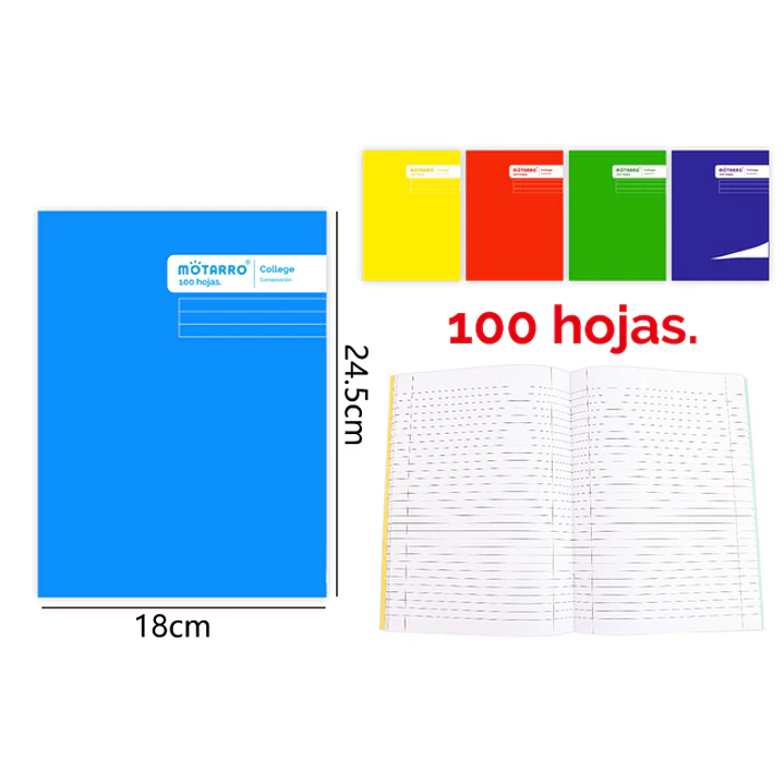 College Composicion 100Hojas 24.5X18.3Cm 1