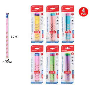 Lapices Grafitos Hb 19Cm 4Pcs