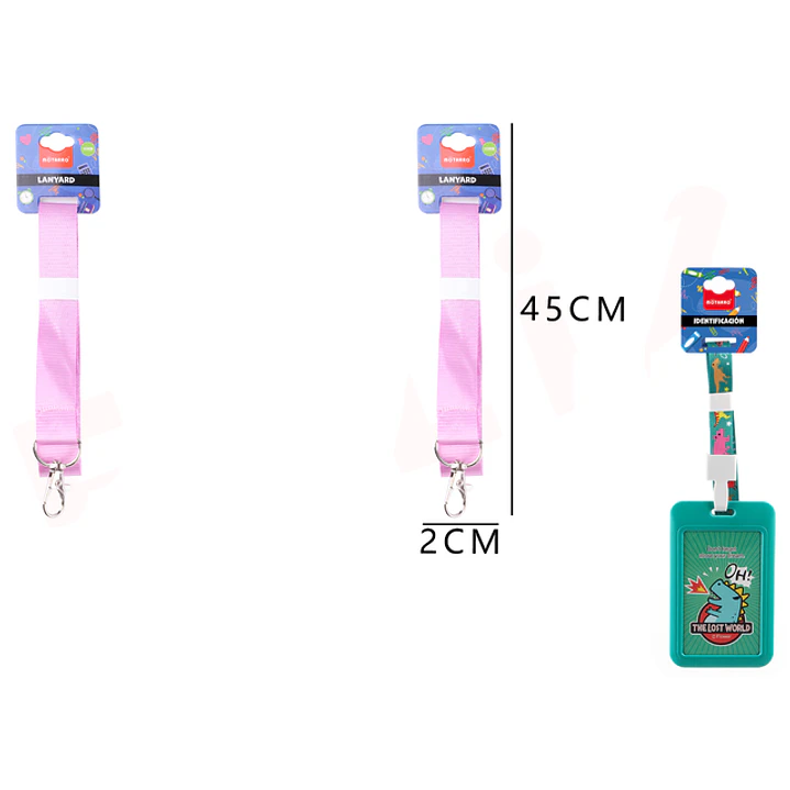 Lanyard Lila 2X45Cm 1