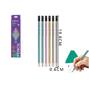 Lapices Grafitos Hb 12Pcs