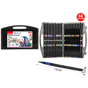 Marcadores De Color 13Cm 48Pcs