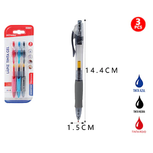 Boligrafos 14.4Cm 3Pcs