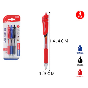 Boligrafos 14.4Cm 3Pcs