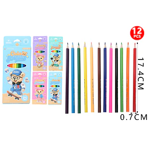 Lapices De Colores 17.4Cm 12Pcs