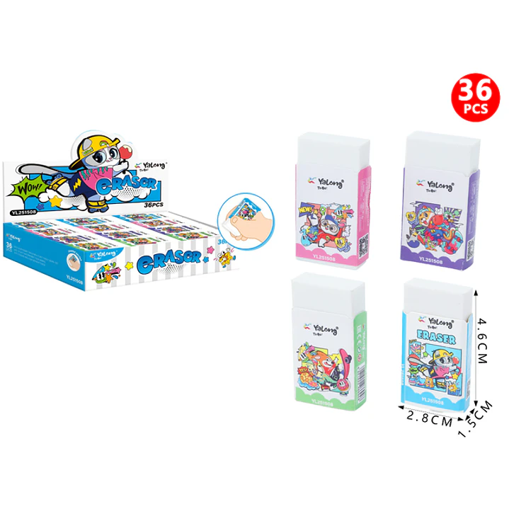 Goma De Borrar 36Pcs 1