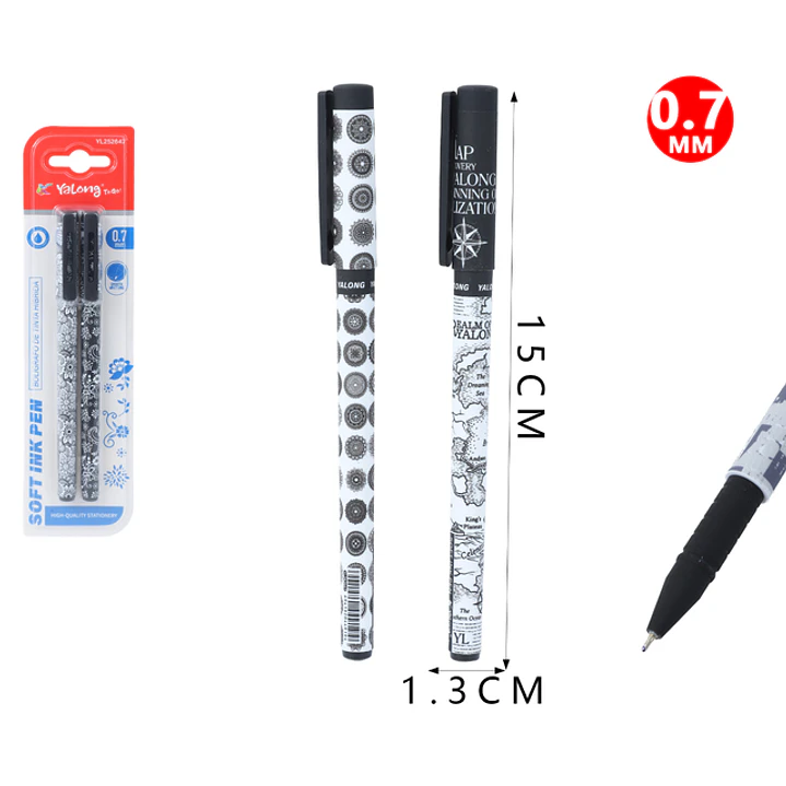 Boligrafos 0.7Mm 2Pcs 1