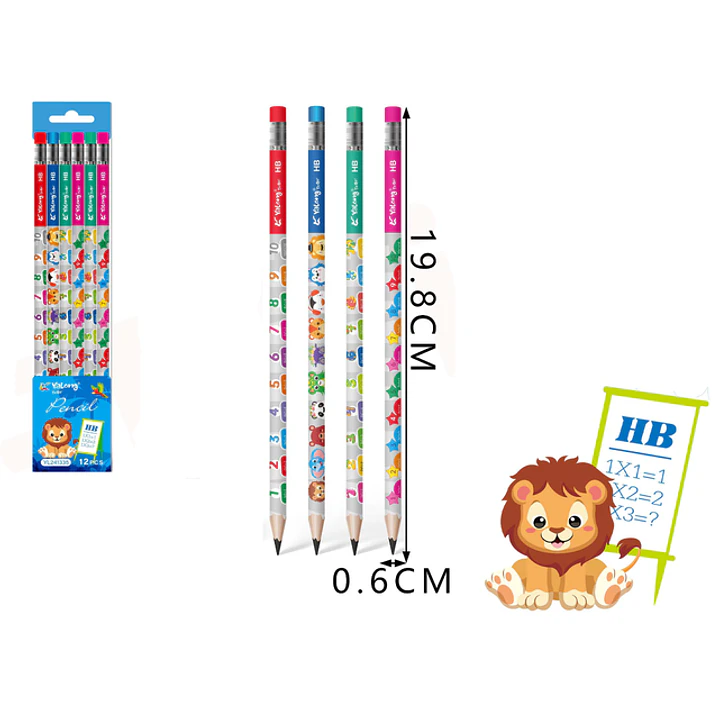 Laipces Grafitos Hb 12Pcs 1