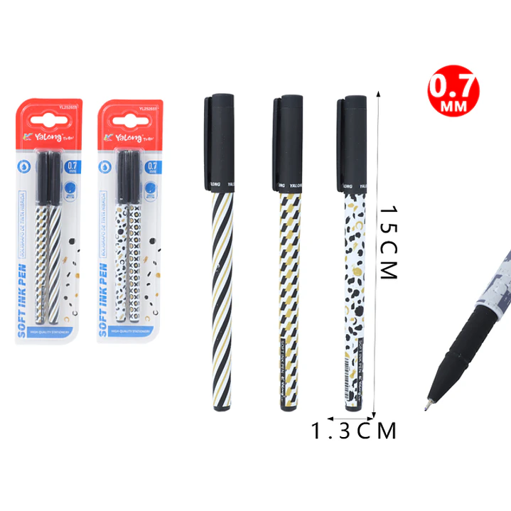Boligrafos 0.7Mm 2Pcs 1