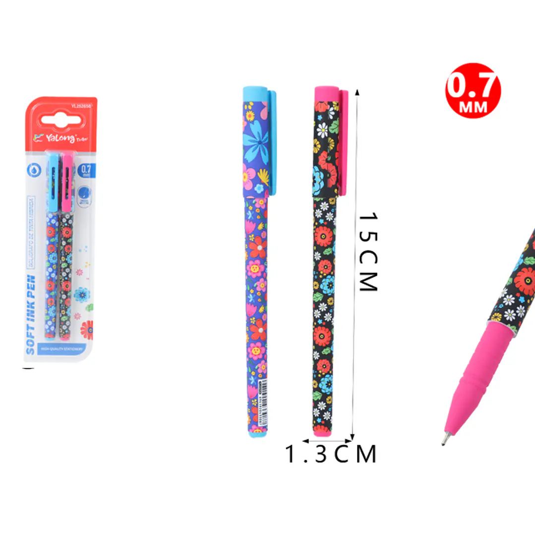 Boligrafos 0.7Mm 2Pcs 1