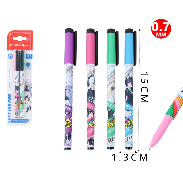 Boligrafos 0.7Mm 2Pcs 1