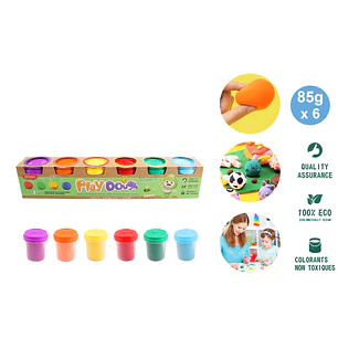 Plasticina De Harina 6 Unidades 85G