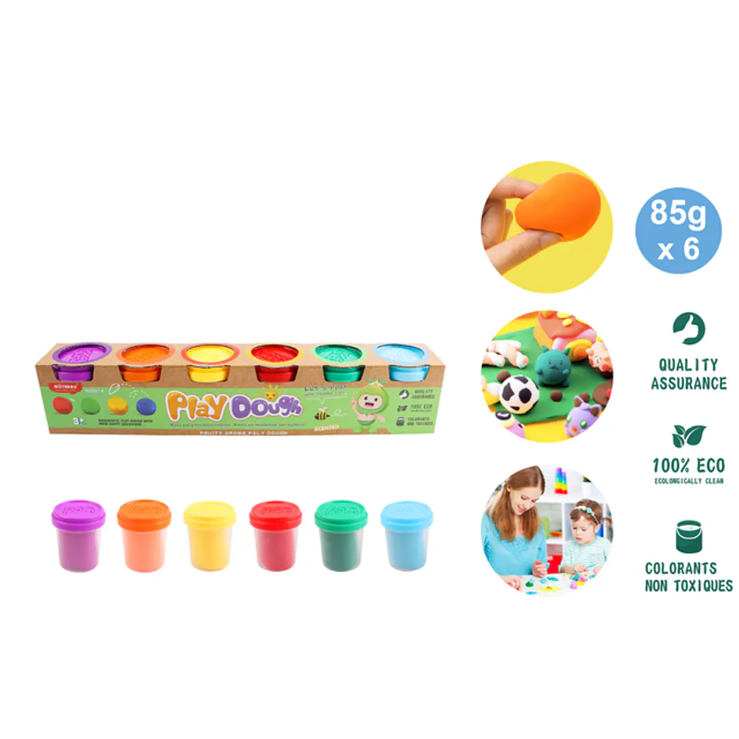 Plasticina De Harina 6Pcs 85G 1