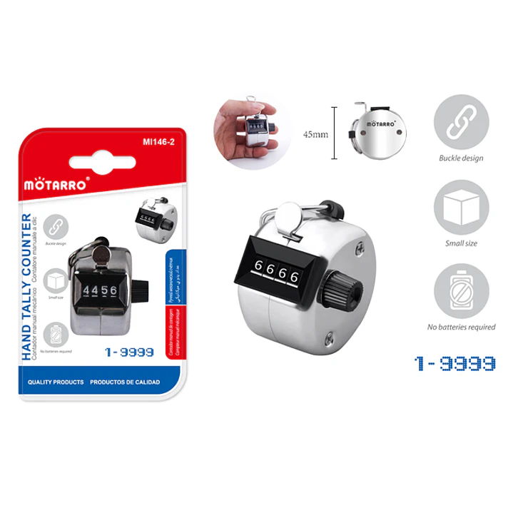 Contador Mecanico Manual De Clicker Metal 1