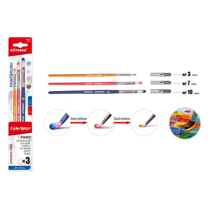 Set De Pinceles 3Pcs 1