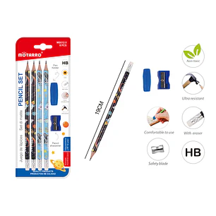 Set De Lapices Grafito Espacio 19Cm